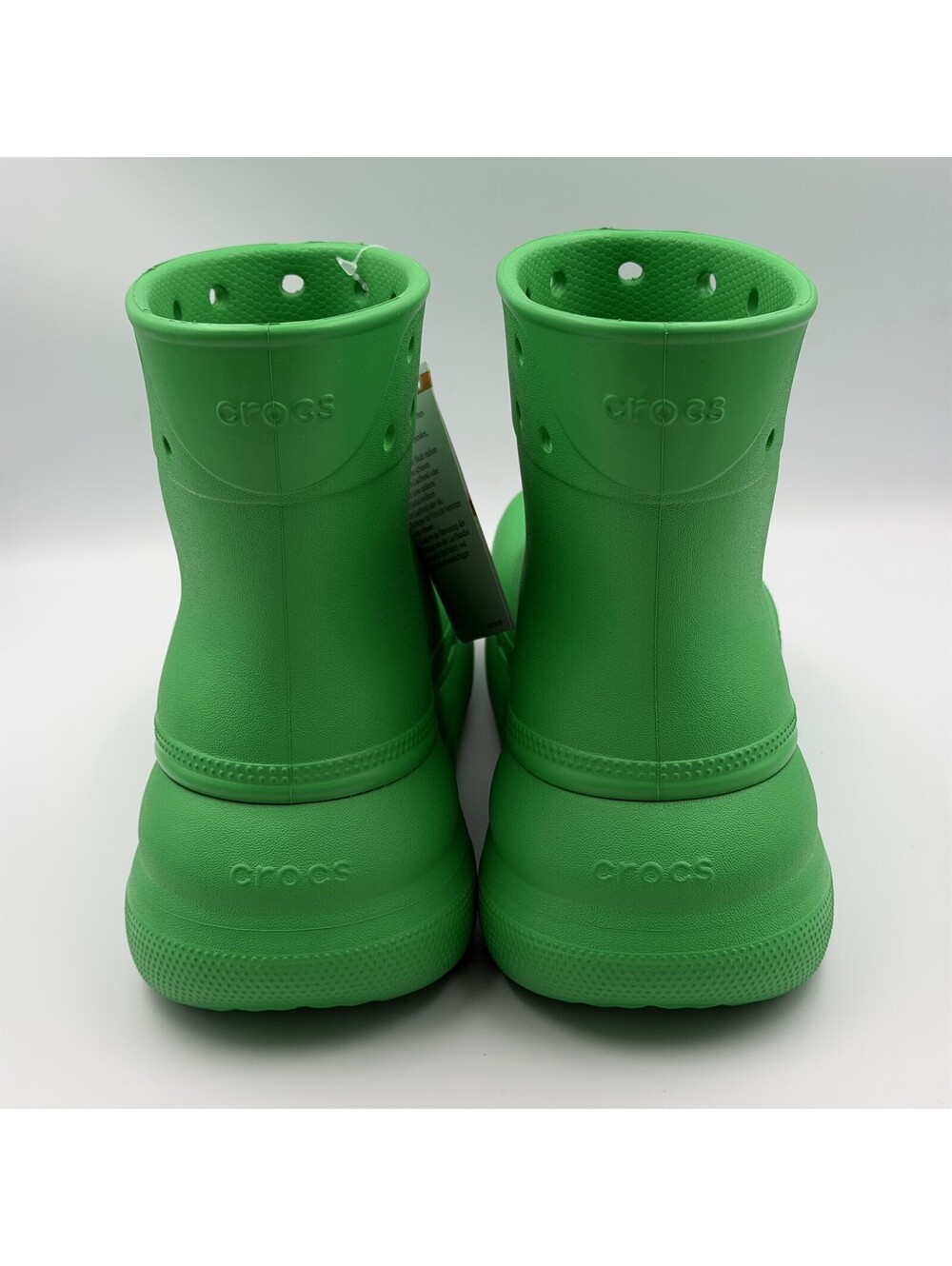 Crocs Classic Crush Boot Men's M5 / Women's W7 Bright Green Waterproof Slip-On - Picture 3 of 8